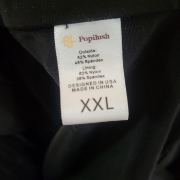 Popilush Women's Deep V Criss Cross Tummy Control Shapewear Bodysuit Size XXL - Picture 10 of 10